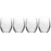 Image de Mikasa Treviso Verre à vin sans pied en cristal, 350 ml, lot de 4 verres fins transparents sans plomb avec effet ondulé pour les célébrations