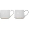Image de Mikasa Tasses en grès Farmhouse avec message d'amour, 2 pièces pour le thé, le café et le chocolat chaud, 380ml - Emballage cadeau, lavable au lave-vaisselle et au micro-ondes