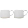 Image de Mikasa Tasses en grès Farmhouse avec étoiles, 2 pièces pour le thé, le café et le chocolat chaud, 380ml - Emballage cadeau, lavable au lave-vaisselle et au micro-ondes