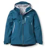 Image de Rab Veste de montagne Firewall pour femme   Manteau léger et imperméable à capuche pour l'escalade et la randonnée, Bleu tempête, Medium