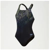 Image de Speedo Womens Digital Printed Medalist Femme Noir