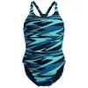 Image de Speedo Femme Hyperboom ALover Medalist Swimsuit |Quick Drying | Fitnes | Chlorine Resistant, Dark Teal, 36