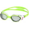 Image de Speedo Biofuse 2.0 Swimming Goggles | Patented Easy Adjustment | Anti-Fog | Anti-Leak | Enhanced Fit | Improved Comfort Lunettes de plongée pour Mixte Adulte, Green Fizz/Steel, One Size