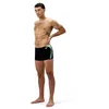 Image de Speedo Hyperboom Splice Aquashort pour Homme, Black/Alfalfa Green, 38