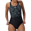 Image de Speedo HyperBoom Placement Muscleback Maillot de Bain pour Femme, Alfalfa Green, 38