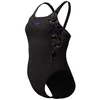 Image de Speedo HyperBoom Splice Muscleback Maillot de Bain Une Pièce pour Femme, Bright Peach, 32
