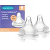 Image de Lansinoh Tétines NaturalWave® S débit lent x2 Dès 1 mois Silicone souple