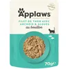 Image de Applaws - Natural - Aliment humide pour chats adultes - Filet de Thon et Anchois au bouillon - 12 pochons de 70 g