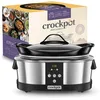 Image de Crockpot Mijoteuse électrique programmable | 5,7L (5-6 personnes)| avec minuterie numérique | Inox [SCCPBPP605], Argenté