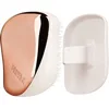 Image de Tangle Teezer Compact Styler, Brosse à Cheveux Démêlante, Cheveux Secs et Mouillés, Tous Types de Cheveux, Brosse Idéale pour Voyager avec sa Pochette de Transport, Ivoire Or Rose