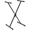 Image de Tiger KYS7-BK Support de Clavier Entièrement Réglable, Cadre en X Simple