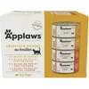 Image de Applaws 100% Alimentation humide naturelle pour chat Sélection de poulet en bouillon pour chats adultes - 12 x 70g boîtes