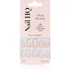 Image de Nail HQ Oval French Faux ongles 24 pcs