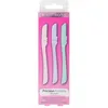 Image de Brushworks Precision Lot de 3 rasoirs à sourcils Pastel