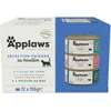 Image de Applaws 100% alimentation humide naturelle pour chat, sélection de poissons en bouillon - 12 boîtes de 156g