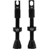 Image de Peaty's x Chris King MK2 Valve Tubeless Presta - Clé à Rayons Intégrée, Bouchon de Retrait du Noyau de Valve, Aluminium 7075, Compatible avec Insert, Accessoire Velo pour Pneu de Vélo - Noir 42 mm
