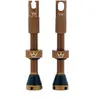 Image de Peaty's x Chris King MK2 Valve Tubeless Presta - Clé à Rayons Intégrée, Bouchon de Retrait du Noyau de Valve, Aluminium 7075, Compatible avec Insert, Accessoire Velo pour Pneu de Vélo - Bourbon 42 mm