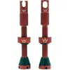 Image de Peaty's x Chris King MK2 Valve Tubeless Presta - Clé à Rayons Intégrée, Bouchon de Retrait du Noyau de Valve, Aluminium 7075, Compatible avec Insert, Accessoire Velo pour Pneu de Vélo - Rouge 42 mm