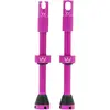 Image de Peaty's x Chris King MK2 Valve Tubeless Presta - Clé à Rayons Intégrée, Bouchon de Retrait du Noyau de Valve, Aluminium 7075, Compatible avec Insert, Accessoire Velo pour Pneu de Vélo - Rose 60 mm