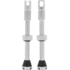 Image de Peaty's x Chris King MK2 Valve Tubeless Presta - Clé à Rayons Intégrée, Bouchon de Retrait du Noyau de Valve, Aluminium 7075, Compatible avec Insert, Accessoire Velo pour Pneu de Vélo - Argent 60 mm