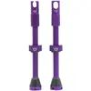 Image de Peaty's x Chris King MK2 Valve Tubeless Presta - Clé à Rayons Intégrée, Bouchon de Retrait du Noyau de Valve, Aluminium 7075, Compatible avec Insert, Accessoire Velo pour Pneu de Vélo - Violet 60 mm