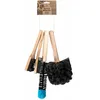 Image de Peaty's Kit Complet de Brosses Nettoyage Vélo - 4 Brosses en Bois de He tre pour Chai ne, Cadre, Pneus et Zones Difficiles, Kit Nettoyage Velo pour VTT, Route et Ve Los Électriques