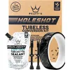 Image de Peaty's Holeshot Kit de Conversion Tubeless - Route et Gravier, Fond de Jante 21 mm, Valves 60 mm et Produit d'E tanche ITE  Biofibre Ve lo, Jante et Protection Anti-Crevaison Ve lo