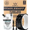 Image de Peaty's Holeshot Kit de Conversion Tubeless - Enduro et DH, Fond de Jante 35 mm, Valves 42 mm et 2 x 120 ML de Produit d'E tanche ITE  Biofibre Ve lo, Jante et Protection Anti-Crevaison Ve lo
