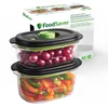 Image de Boîtes alimentaires FoodSaver de conservation et marinade | 700 ml & 1,2 L | Boîtes alimentaires hermétiques sans BPA | Anti-fuite | Vont au lave-vaisselle | 2 unités
