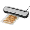 Image de FoodSaver Emballeuse sous vide compacte | Fraîcheur garantie jusqu’à 5x plus longtemps* | 50% + compacte** | 1 rouleau (28 cmx2,43 m), 2 sacs à sceller (0,94 l), 2 sacs à zip (0,94 l) | VS1290X