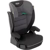 Image de Graco Logico L i-Size R 129, Rehausseur de siège auto léger à dossier haut, Stature de 100 à 150 cm (environ 3 ans 1/2 à 12 ans) installation avec ceinture de sécurité, noir, Midnight