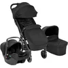 Image de Graco MYAVO  TRIO Poussette légère avec fermeture rapide (0-22 kg), siège auto pour bébé (de 40 à 75 cm), nacelle (max 9 kg) - Midnight