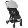 Image de Graco Myavo Poussette de voyage légère avec pliage rapide, de la naissance à environ 4 ans (0-22 kg), se plie rapidement, tient debout une fois pliée, habillage pluie inclus, gris, Steeple Gray