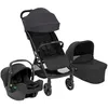 Image de Graco MYAVO  TRIO Poussette légère avec fermeture rapide (0-22 kg), siège auto pour bébé (de 40 à 75 cm), nacelle (max 9 kg), anthracite