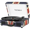 Image de Victrola Suitcase Platine Vinyle Mallette Vintage Bluetooth - UK Flag