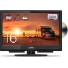 Image de Cello C1624F 16" Pouces,12V, Full HD LED TV, pour Le Camping et Les Voyages, Lecteur DVD intégré, Triple Tuner DVB-T/T2-C-S/S2, HDMI, USB, Adaptateur de Voiture, Son Parfait [Classe énergétique E]