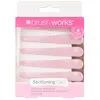 Image de Brushworks - Lot de 6 pinces de séparation pour cheveux Barrettes et pinces à cheveux 1 pieces female