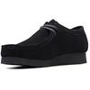 Image de Clarks Homme Wallabeeevo Racine Accueil Femme Chaussures-Femme Bottines, Black SDE, 45 EU