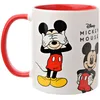 Image de Disney Mickey Mouse Tasse à thé et café en grès émaillé Rouge et blanc