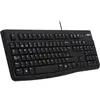 Image de Logitech K120 Clavier sans Fil Business Windows, Plug-and-Play USB, Touches Silencieuses Ultra-Plates, Taille Standard, Etanche, Barre d’Espacement Incurvée, Clavier QWERTY Espagnol - Noir