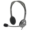 Image de Logitech H110: Casque-micro stéréo avec fil pour appels voix clairs et confort d'écoute longue durée (Noir)