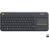 Image de Logitech K400 Plus Clavier sans Fil Touch TV avec Contrôle Média et Pavé Tactile, Clavier Francais AZERTY - Noir, Standard