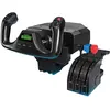 Image de Logitech G Saitek Pro Flight Yoke Système De Manche Et Bloc, Commande des Gaz Incluses, 5 Axes, Gouvernail en Aciers Inoxydable, Arbre De Commandes De L'Aileron, USB - Noir