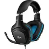 Image de Logitech Gaming G432 Micro-casque supra-auriculaire filaire 7.1 Surround noir, bleu volume réglable, mise en sourdine du microphone Gaming