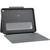 Image de Logitech Rugged Folio pour iPad (7e, 8e et 9e générations) Étui Clavier de Protection avec Smart Connector et Clavier Durable résistant aux éclaboussures, Clavier Français AZERTY - Noir