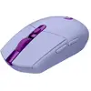 Image de Logitech G305 Lightspeed Souris de gaming Bluetooth optique lilas 6 Boutons 12000 dpi éclairé, ergonomique