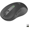Image de Logitech Signature M650 L Souris sans Fil Grande Taille, Mains Larges, Clics Silencieux, Boutons Programmables, Bluetooth, Gris + Logitech Mouse Pad - Tapis de Souris d'Ordinateur, Anti-Dérapant Noir