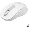Image de Logitech Signature M650 L Souris sans Fil Grande Taille, pour Mains Larges, Clics Silencieux, Boutons de Côtés Programmables, Bluetooth, Multi Appareils Compatible - Blanc