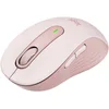 Image de Logitech Signature M650 Souris sans Fil - pour Mains de Petites et Moyennes Tailles, Pile 2 ans, Clic Silencieux, Boutons côtés Programmables, Bluetooth, Multi-Appareils - Rose