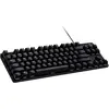 Image de Logitech G413 TKL SE USB Clavier de gaming allemand, QWERTZ noir éclairé, protégé contre les infiltrations deau
